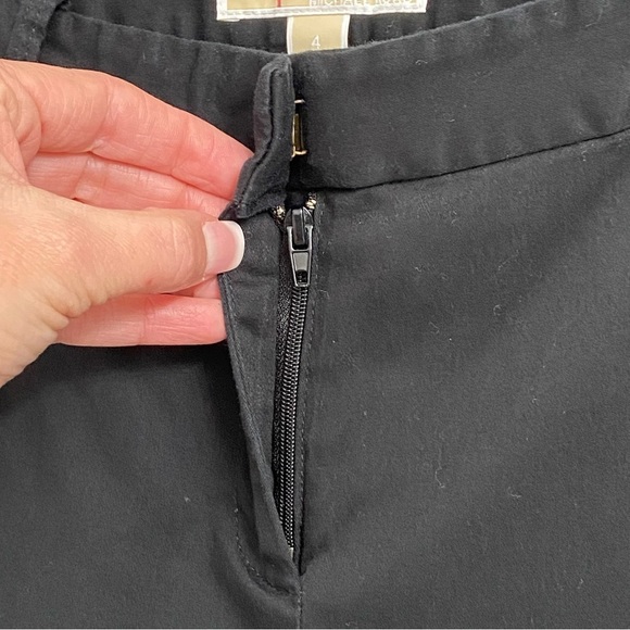 MICHAEL MICHAEL KORS / Black Dress Ankle Pants Size 4 - Picture 9 of 13
